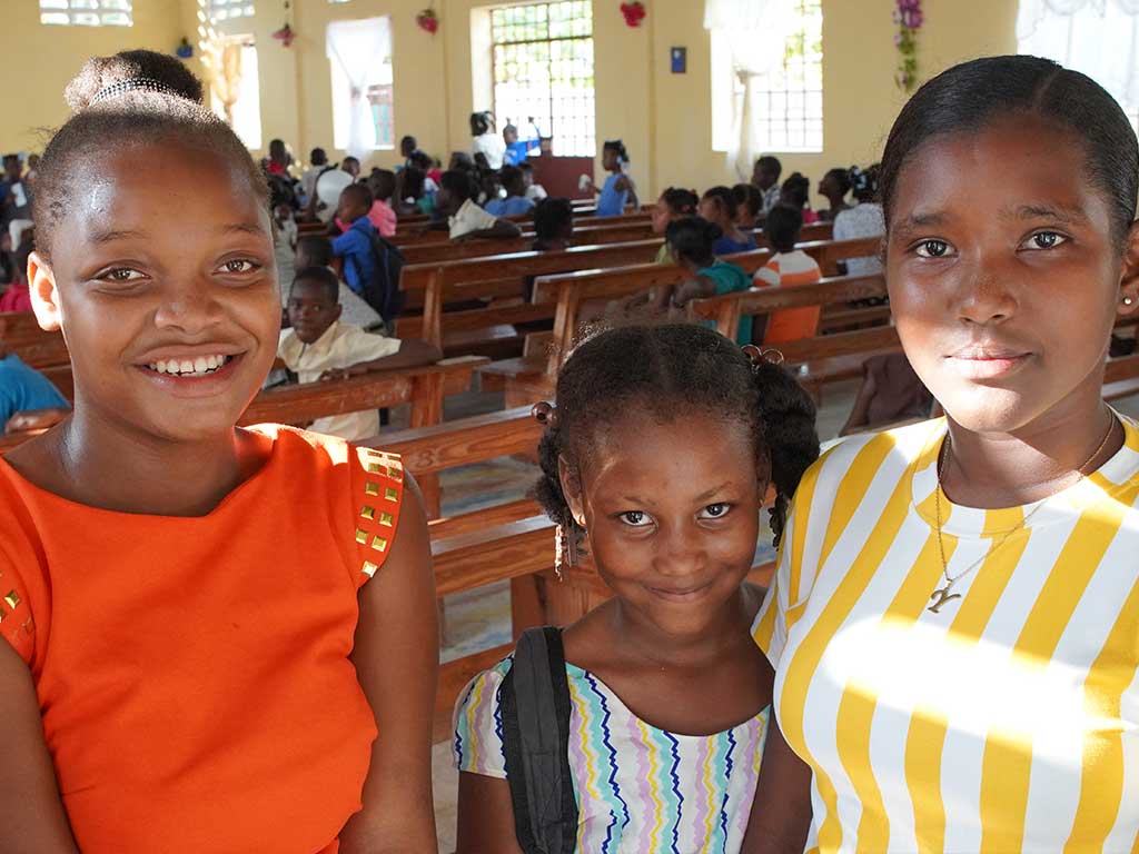 Haiti Sister Church - Some of the sponsored children